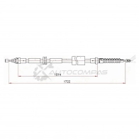 Трос ручника FORD MONDEO SW 00-07 справа/слева 200 SAT ST520079 G5 1MYN 1440990753