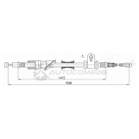 Трос ручника MITSUBISHI CARISMA/ LANCER VI слева 96-06 SAT PTE5 ET 1440990771 ST520076