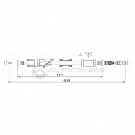 Трос ручника MITSUBISHI CARISMA/ LANCER VI справа 96-06 SAT ST520080 1440990772 UQJE 4