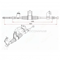 Трос ручника MITSUBISHI OUTLANDER 06-12 SAT 5OA0 XA ST520118 1440990773