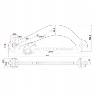 Тяга поперечная верхняя задняя 4WD Toyota COROLLA/RUNX/SPACIO/FIELDER 00-08/SIENTA/VOLTZ/WISH 03