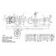 Рулевая тяга NISSAN TEANA/PRESAGE слева=справа 03-08 SAT ST485219Y025 PC HH6C 1422815273