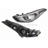 Фара HYUNDAI ELANTRA V 14-16 слева линза, диодная SAT ST2211181LLDEM2 5L AUK 1440521254