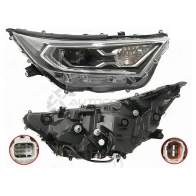 Фара Toyota RAV4 19- справа LED SAT 1440991083 ST1121150RMLDEM2 O21 C2Q