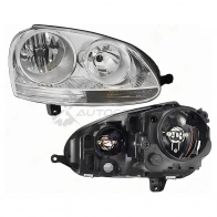 Фара VW JETTA 05-10/GOLF V 03-08 справа хром SAT ST4411171R 1422873194 WOC89 MX