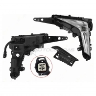 Фара противотуманная LEXUS LX450D/LX570 15- слева LED (1 линза) SAT PN RR4 1440542347 ST3122057L