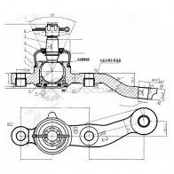 Шаровая опора Toyota ARISTO/CROWN/MAJESTA/SOARER/LEXUS GS300/400/430/SC430 97-05 справа