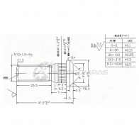 Шпилька ступицы задней Toyota SAT 1422822574 F O9BFR ST9094202047