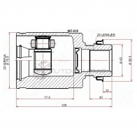 Шрус внутренний справа MAZDA 3 BK 03-08 SAT MZ638 1422810653 EY 0YNKH