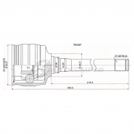 Шрус внутренний справа Toyota HARRIER SXU/MCU/ACU15 98 SAT 1422829258 TO637 9 IWRLF