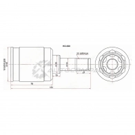 Шрус внутренний задний HONDA CR-V 96 SAT I SXF2 HO920 1422804958