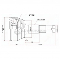 Шрус наружный CITROEN JUMPER 06-/FIAT DUCATO 06-/PEUGEOT BOXER 06 SAT 1436726008 CT241 58RN LR1