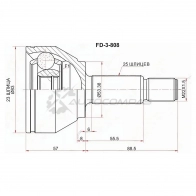 Шрус наружный FORD FOCUS 99-04 SAT 1XS2V QU FD3808 1436726014