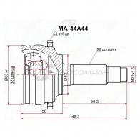 Шрус наружный MAZDA 6/ATENZA 2.0/2.3 GG/GY/02