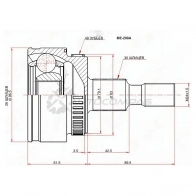 Шрус наружный MERCEDES BENZ ML163 98-05 SAT 5V7QYI 6 1440991397 ME208A