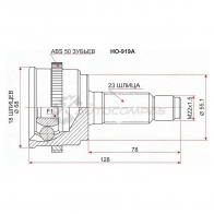 Шрус наружный задний HONDA CR-V 96 SAT KJ67 1 HO919A 1422804748