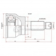 Шрус наружный SUZUKI SX4 YA/YB11 M15A AT/06