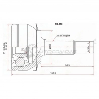 Шрус наружный Toyota AURIS/COROLLA ZRE/ZZE15/07