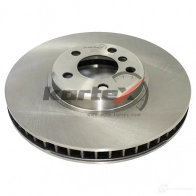 Тормозной диск BMW F07/F10 пер.прав.вент.(d=348mm)(цельнометаллический)