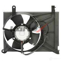 Вентилятор радиатора CHEVROLET LANOS 02- AC (с кожухом)