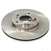Тормозной диск HONDA CR-V I/HR-V 95-02 перед.вент.(d=282mm) KORTEX P84 I1U KD0227 1440616253