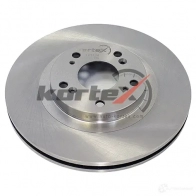 Тормозной диск HONDA ACCORD VIII 08-15 перед.вент.(d=296mm) KORTEX 1440616246 5XNC0 7 KD0124
