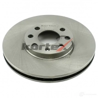 Тормозной диск OPEL ASTRA G 1.2-2.0 98-05 перед. (d=256mm) KORTEX KD0554 1440616467 4KW02 YW