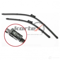 Щетка стеклоочистителя OPEL MERIVA B 10- (680/580) к-т. KORTEX 1440623880 1VVR2 3 KP108