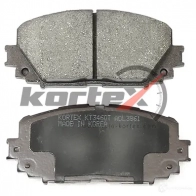 Колодки торм. TOYOTA YARIS 07- перед. к-т(пр-во КОРЕЯ) KORTEX KT3460T VX I19EP Toyota Yaris (XP90) 2 Хэтчбек 1.8 VVTi (ZSP90) 133 л.с. 2007 – 2011