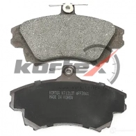 Колодки торм. VOLVO S40/V40/ MITSUBISHI CARISMA передн. к-т(пр-во КОРЕЯ) KORTEX KT1313T YS1 XEJ Mitsubishi Colt 6 (Z3, Z2) 2002 – 2013