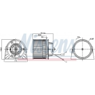 Мотор отопителя OPEL VECTRA B 95- A/C- KORTEX 1440617793 KHF163 U D05A - Изображение 5