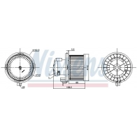 Мотор отопителя RENAULT KOLEOS 08- KORTEX 1440617804 E DTYF KHF167 - Изображение 6