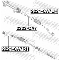 Наконечник р/т KIA CERATO 13- правый KORTEX DOQ RU 1440617896 KRT5169 - Изображение 2