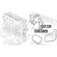 Натяжитель ремня прив. HYUNDAI SANTA FE/KIA SORENTO 2.4 15- KORTEX 1440618470 KTP2113 HNEA X - Изображение 2