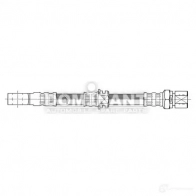 Шланг тормозной передний DOMINANT 6D N2SPU 1439909544 OP05620042 - Изображение 2