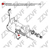 Обгонная муфта генератора ZZVF ZV2098A 2D 6WNKC 1424848811 - Изображение 3