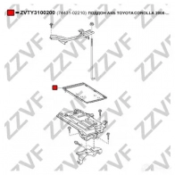 Крепление аккумулятора ZZVF 50XB L 1424450295 ZVTY3100200 - Изображение 4