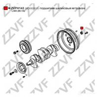 Подшипник маховика ZZVF X 8ET3U ZVPH142 1424318701 - Изображение 2