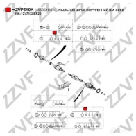Пыльник шруса ZZVF ZVP510K 1424993771 OP9 9SGF - Изображение 2
