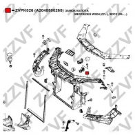 Замок капота ZZVF 1425063349 IP7L 2 ZVPK026 - Изображение 3