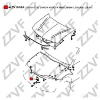 Замок капота ZZVF 1425063298 1V QWE2 ZV1648A - Изображение 3