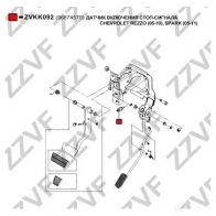 Выключатель стоп сигнала ZZVF 1424559211 9 OIE8 ZVKK092 - Изображение 3