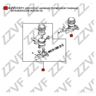 Главный тормозной цилиндр ZZVF L0ZZ 85 ZVCC011 1425041208 - Изображение 4