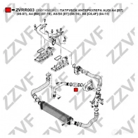 Патрубок интеркулера ZZVF ZVRR003 1437880594 64S1P 6 - Изображение 2