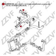 Патрубок интеркулера ZZVF ZVRR109 1437880601 N04 VK3 - Изображение 2