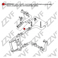 Патрубок интеркулера ZZVF ZVRR001 EY9TS 7B 1437880602 - Изображение 2