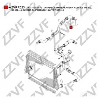 Патрубок интеркулера ZZVF ZVRR023 LOQ7 CSO 1437880607 - Изображение 2