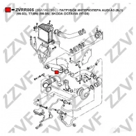 Патрубок интеркулера ZZVF ZVRR005 1437880762 BF 3DU3H - Изображение 2