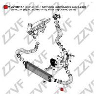 Патрубок интеркулера ZZVF ZVRR117 FRF FQ 1437880782 - Изображение 2