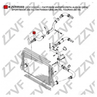 Патрубок интеркулера ZZVF H5 K7IO ZVRR059 1437880783 - Изображение 2